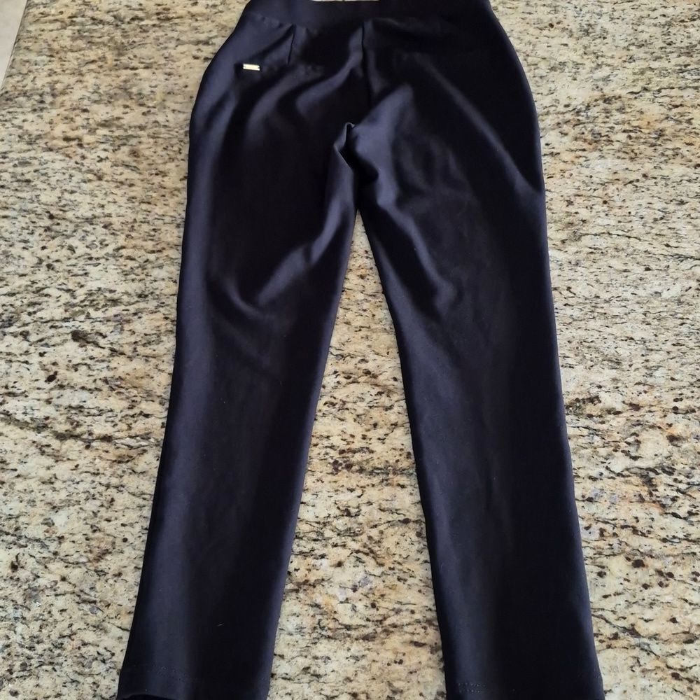 DKNY Pull Up Stretch Pants - Picture 3 of 14